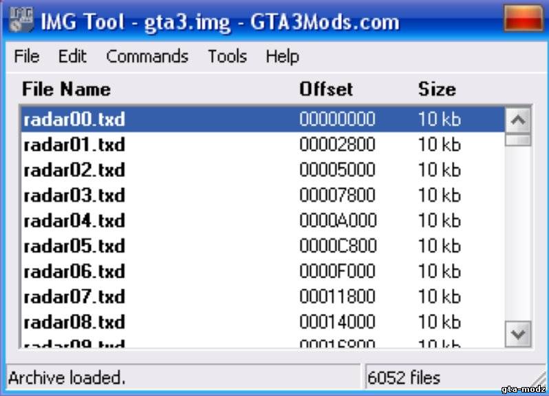 О программе 1) Программа IMGTool нужна для просмотра состава *.img